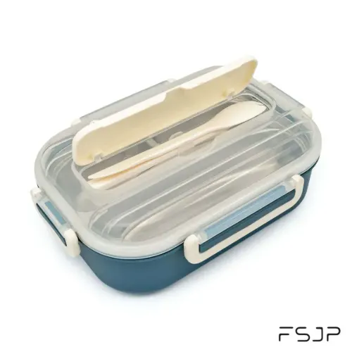 ظرف غذا FSJP سه خانه استیل 900 میلی لیتر کد 14-1527