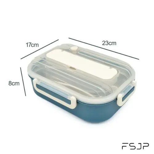 ظرف غذا FSJP سه خانه استیل 900 میلی لیتر کد 14-1527