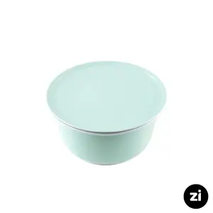 کاسه در دار چینی زرین Zi سایز 17 پاستل سبز