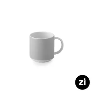 ماگ دسته دار چینی زرین زی پاستل طوسی