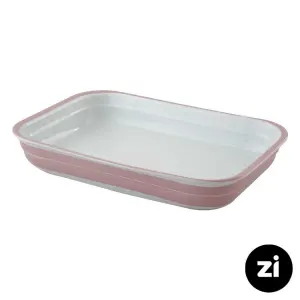 دیس لازانیا چینی زرین Zi پاستل صورتی سایز ۴۰