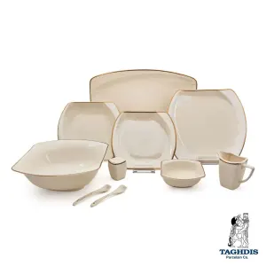 سرویس چینی تقدیس مدرن نیوبن چاینا کاپرینا طلا 6 نفره 32 پارچه