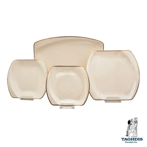 خرید سرویس چینی تقدیس مدرن نیوبن چاینا کاپرینا طلا 6 نفره 32 پارچه