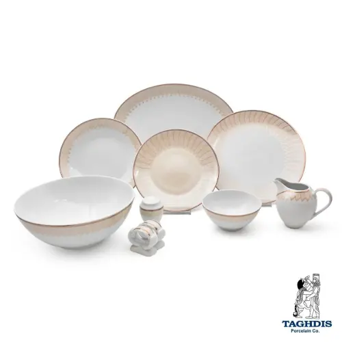 بهترین قیمت سرویس کلاسیک نفیسه 6 نفره چینی تقدیس