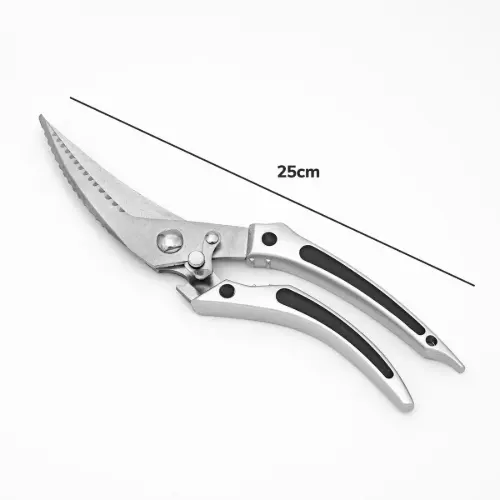 قیچی آشپزخانه چند کاره تمام استیل وارداتی کد TK-080