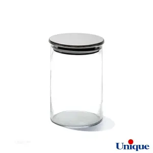 بانکه شیشه ای درب استیل یونیک 900 سی سی  UN-1275A