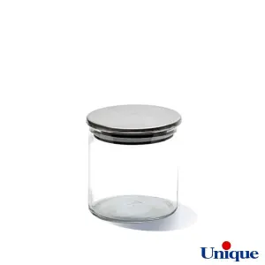 بانکه شیشه ای درب استیل یونیک 600 سی سی  UN-1277A