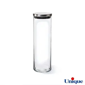 بانکه شیشه ای یونیک 1800درب استیل UN-1271A