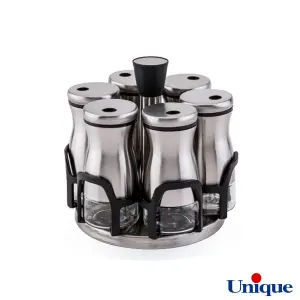 ست جا ادویه گردان یونیک 7 پارچه مدل UN-1799