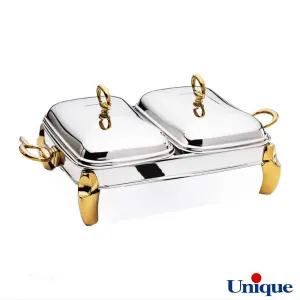 سوفله خوری یونیک دو خانه پافیلی طلایی UN-3118