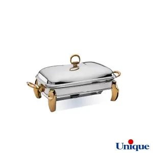 سوفله خوری یونیک مستطیل کوچک پافیلی طلایی UN-3106