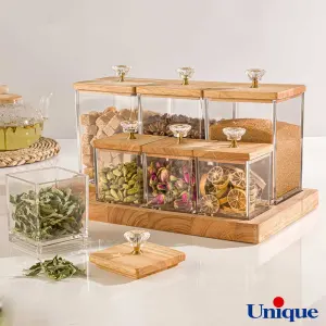 ست جای حبوبات و ادویه لیمون کد 2203