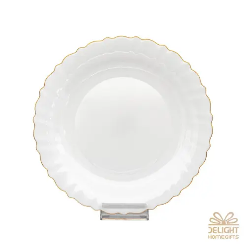 بشقاب تخت دیلایت لب طلایی 25 کد 212