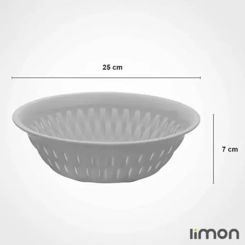 سبد گرد بزرگ طرح بامبو لیمون 1152