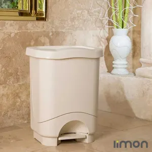 سطل پدالی لیمون چهارگوش 35 لیتری 1856