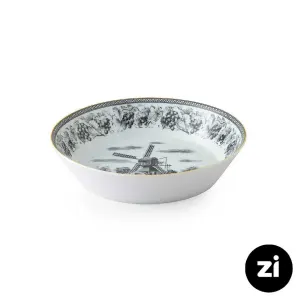 بشقاب گود چینی زرین Zi فرم اس ویلیج سایز 19