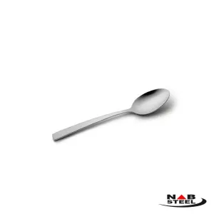 قاشق غذا خوری ناب استیل مدل فلورانس استیل مات 6 عددی