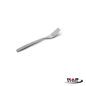 چنگال غذا خوری ناب استیل مدل فلورانس استیل مات 6 عددی