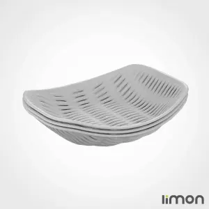 سبد نان و سبزی طرح بامبو لیمون (3 عددی) 1392