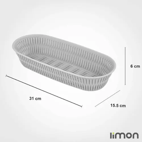 سبد طرح بامبو بیضی لیمون سایز 2 1378