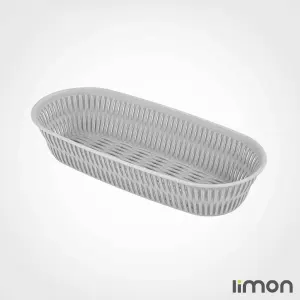 سبد طرح بامبو بیضی لیمون سایز 3 1380