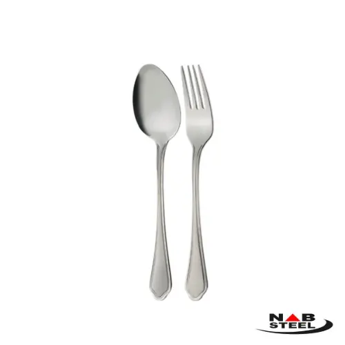 قاشق و چنگال غذا خوری ناب استیل مدل ونیز 12 پارچه