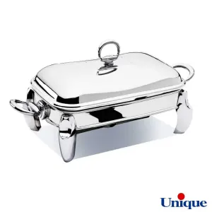 سوفله خوری یونیک مستطیل بزرگ پافیلی کروم UN-3101