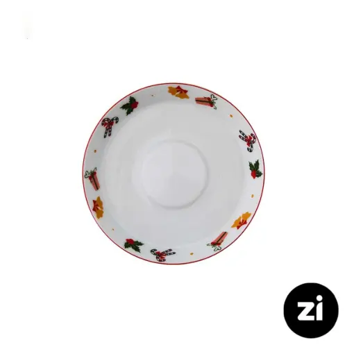 فنجان و نعلبکی چای خوری چینی زرین ZI فرم اس سانتا 2 پارچه