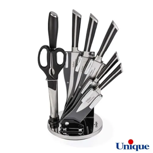 سرویس چاقو آشپزخانه یونیک پروانه 8 پارچه کد UN-5100