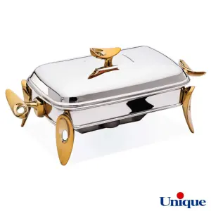 سوفله خوری قایقی طلایی سایز بزرگ یونیک UN-3849