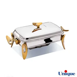 سوفله مستطیل متوسط قایقی طلایی یونیک UN-3847