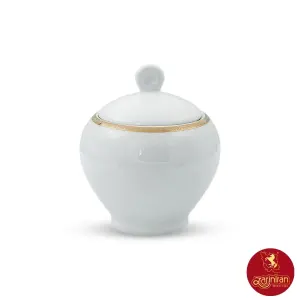 قندان چینی زرین ایتالیا اف طرح ریوا طلایی