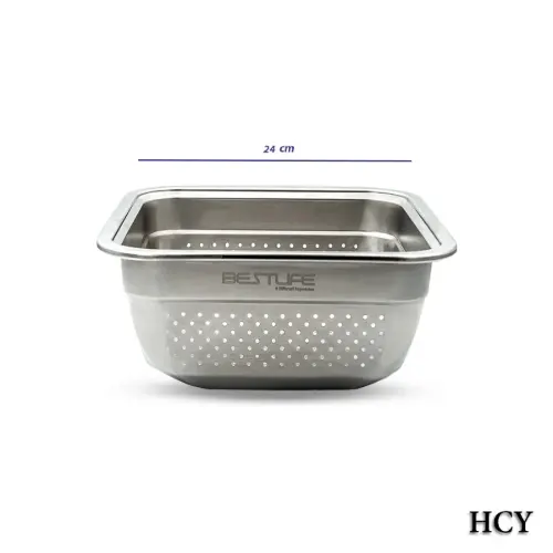 آبکش استیل مربع بست لایف دایموند سایز 24