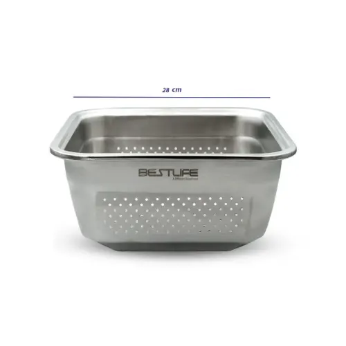 آبکش استیل مربع بست لایف دایموند سایز 28