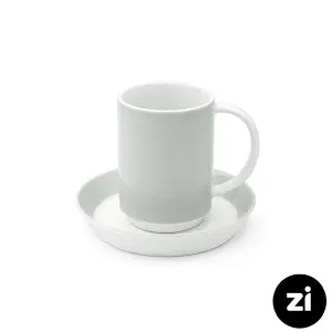 فنجان و نعلبکی شیر شکلات اس چینی زرین