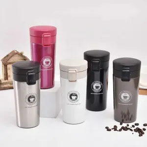 تراول ماگ قفلی 500 میلی لیتر متالیک Vacuum Insulation Cup کد 91