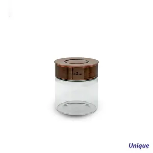 بانکه-شیشه-ای درب-مسی-یونیک10 سانتUN-1714