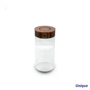 بانکه شیشه ای درب مسی یونیک 20 سانت UN-1710