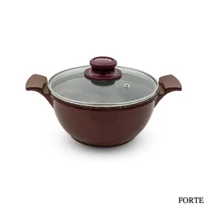 قابلمه گرانیتی فورته مدل اسکار پلاس سایز 20 بادمجانی