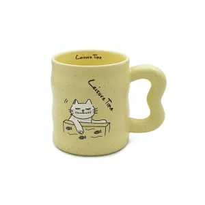 ماگ Leisure Time سرامیکی فانتزی برند Simple Fashion