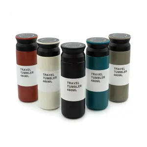 فلاسک قلمی Travel Tumbler Fashion درجه دار 480 میلی لیتر