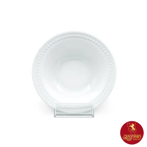 سالادخوری چینی زرین رادیانس سفید سایز 14