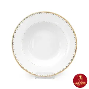 سالادخوری بزرگ چینی زرین ایتالیا اف طرح سپیدار سایز 25