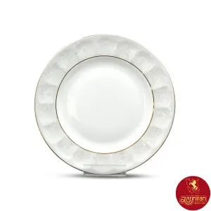 بشقاب تخت دلسا نئوکلاسیک چینی زرین سایز 27