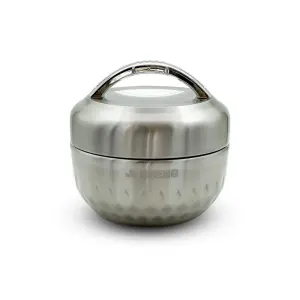 ظرف غذا C010 گرد استیل 304 یک لیتری