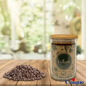 ظرف ادویه درب چوبی 300 میلی لیتر یونیک UN-1306