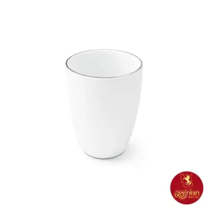 لیوان بدون دسته چینی زرین کواترو طرح سمن ۲۸۰ سی سی