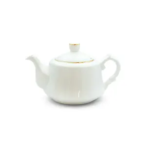 قوری لندنی چینی زرین طرح زرین لب طلا