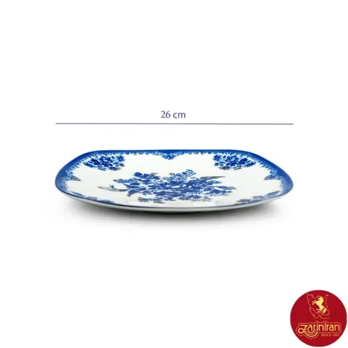 بشقاب تخت چینی زرین کواترو فلورانس سایز 26