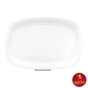 دیس 38 سفید کواترو چینی زرین